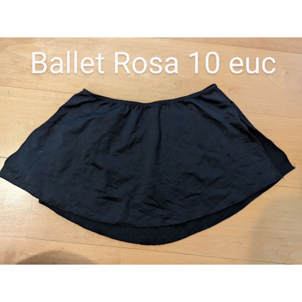 Ballet Rosa Black Dance Skirt Girl 10 Side Slits